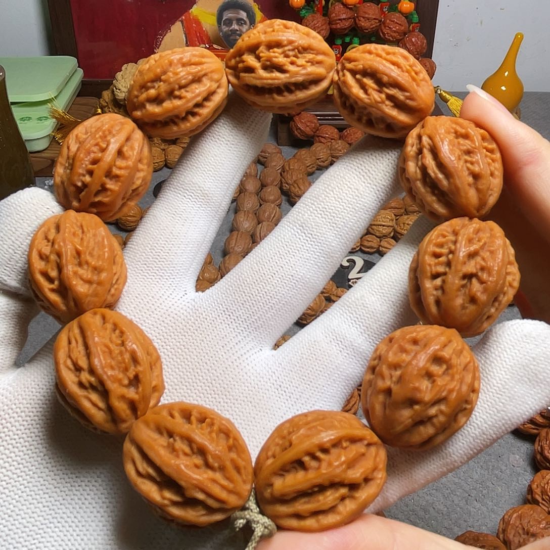 核桃粗筋麻花手持88