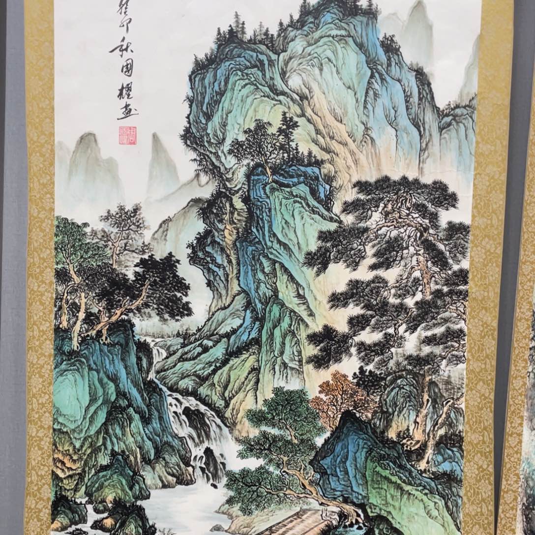 国画老师手绘带运险w