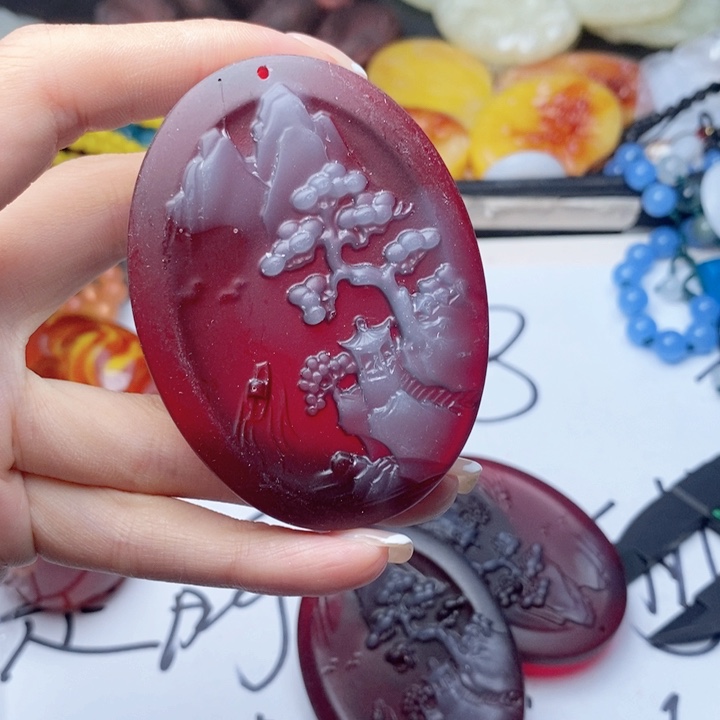 未镶嵌吊坠(不含链)蜜蜡248吊坠