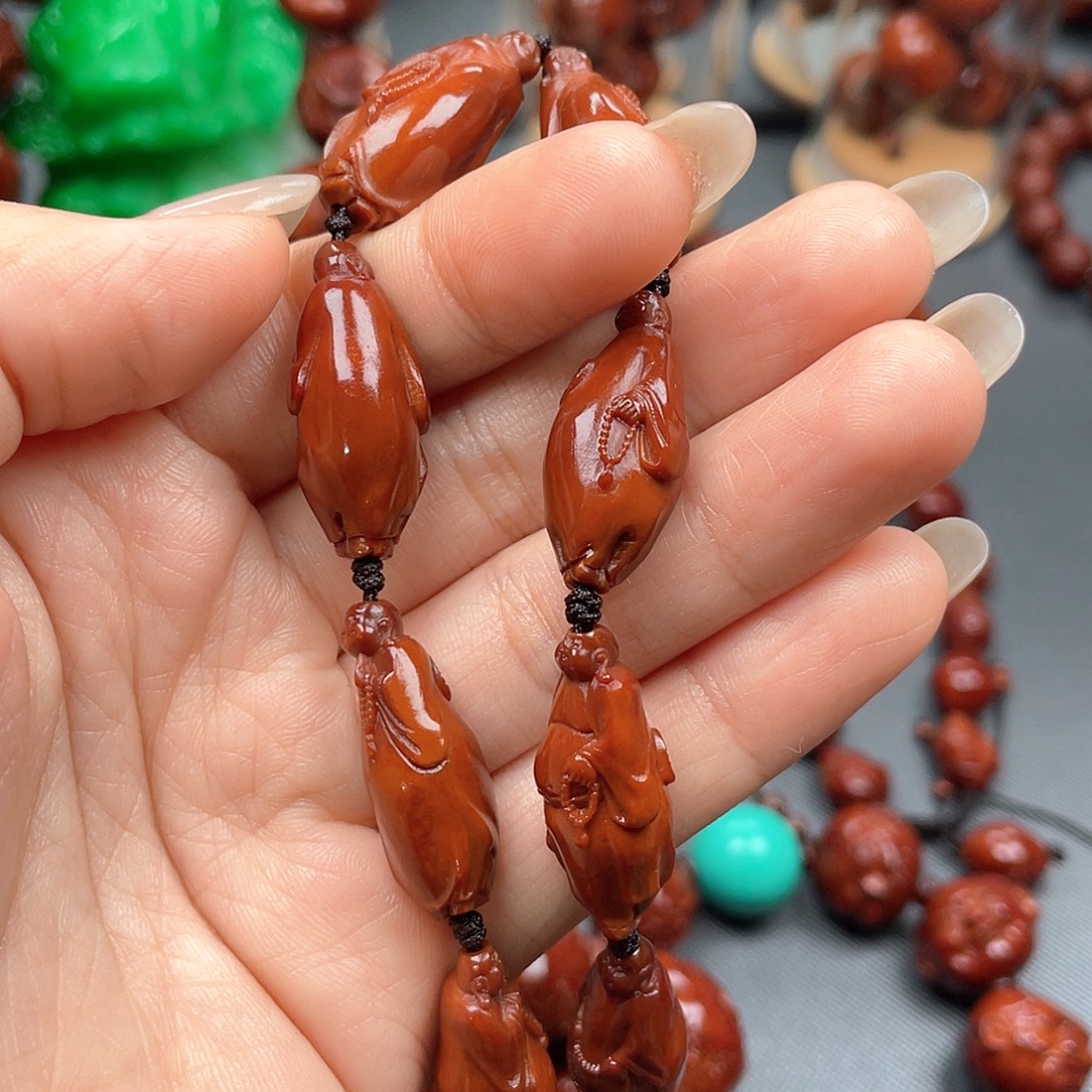 涛***橄榄核手串弥勒手串
