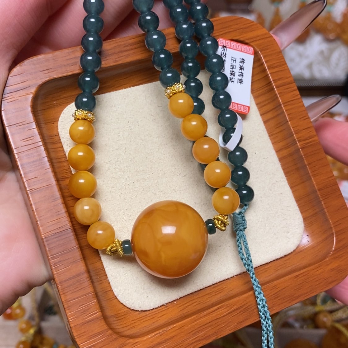 【闪购商品】蜜蜡颈饰未镶嵌项链