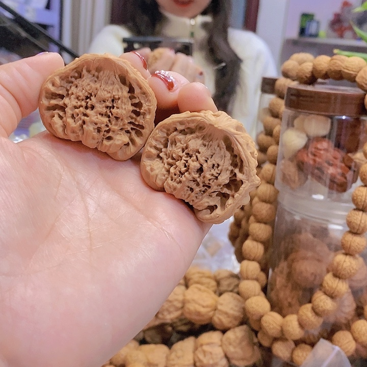 【闪购商品】文玩核桃把件44.5蛇头