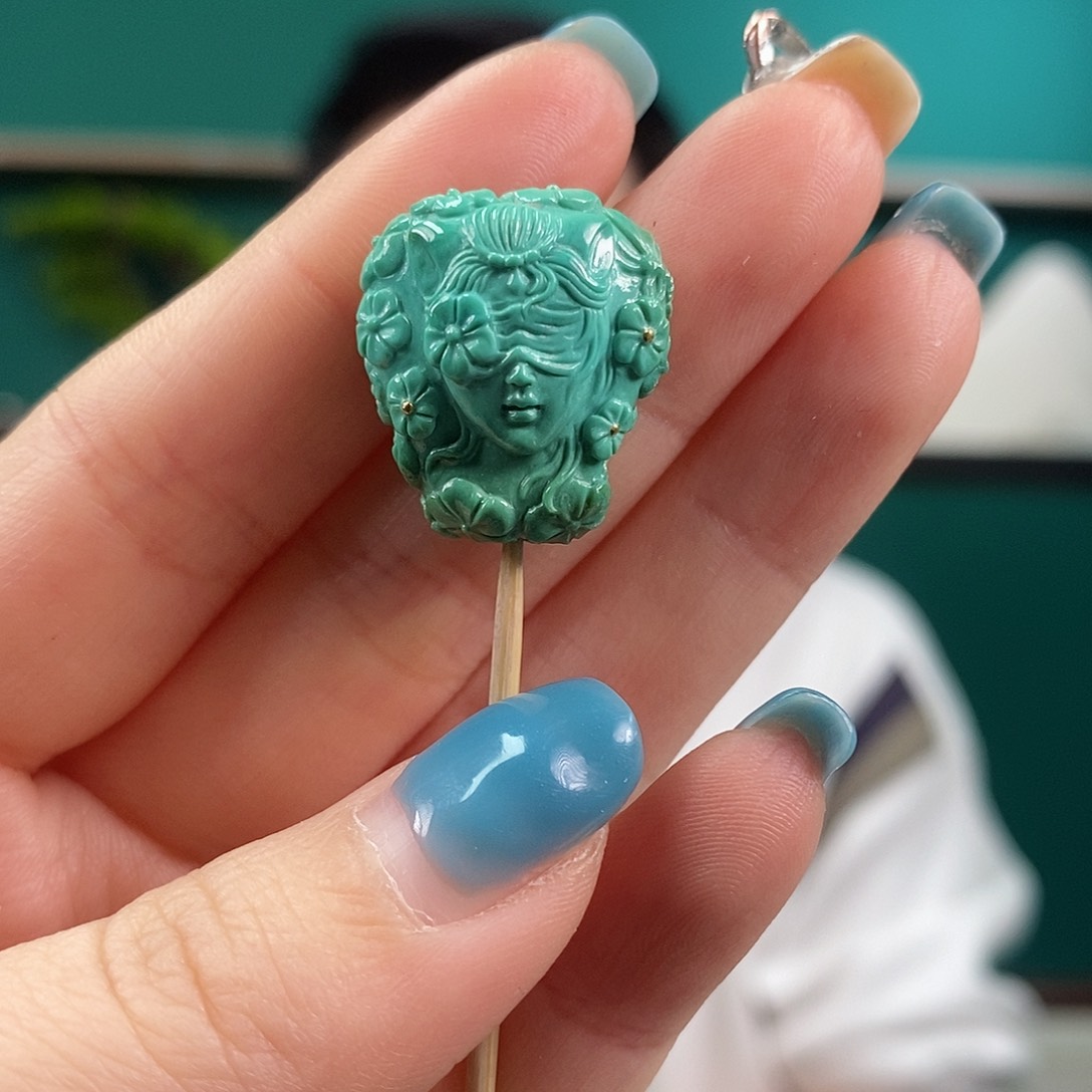 绿松石珠宝奇石未镶嵌