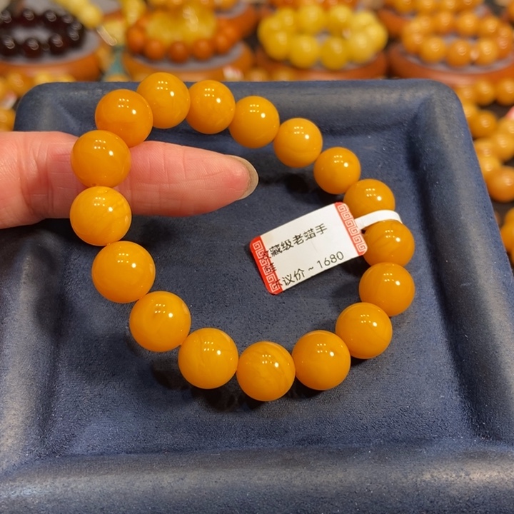 蜜蜡手链未镶嵌蜜蜡