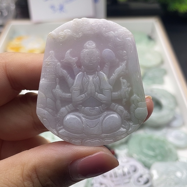 翡翠未镶嵌颈饰天然翡翠