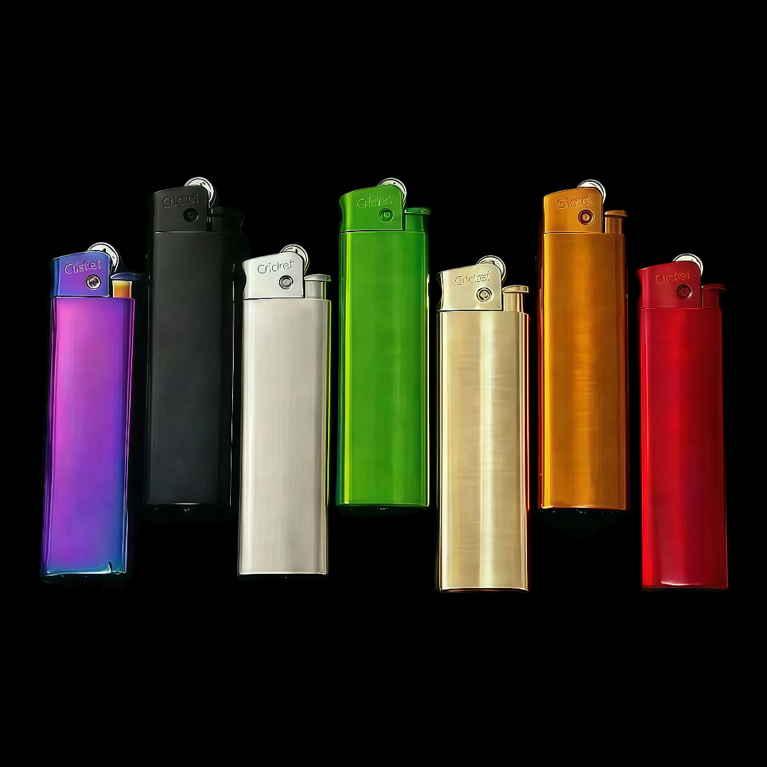 Cricket草蜢全金属砂轮防风充气打火机送男女朋友情人节七夕礼物