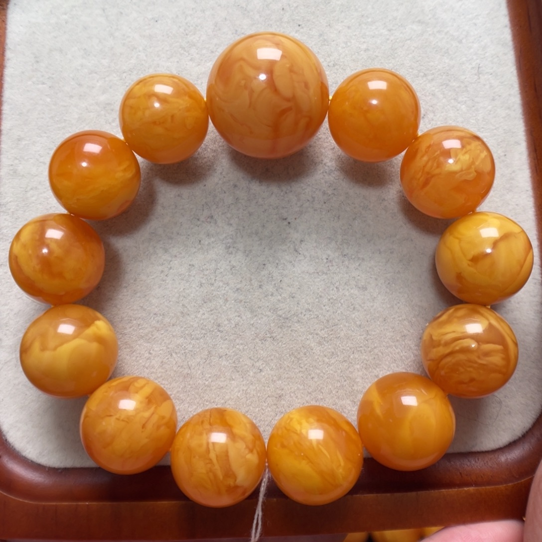 蜜蜡未镶嵌手串蜜蜡
