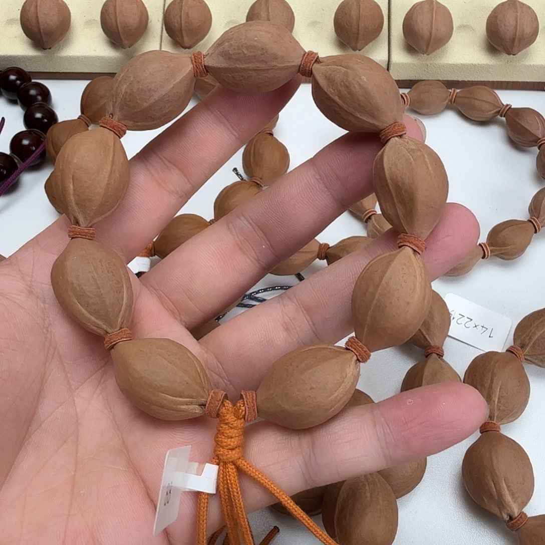橄榄核手串/手链梅林铁核18×27