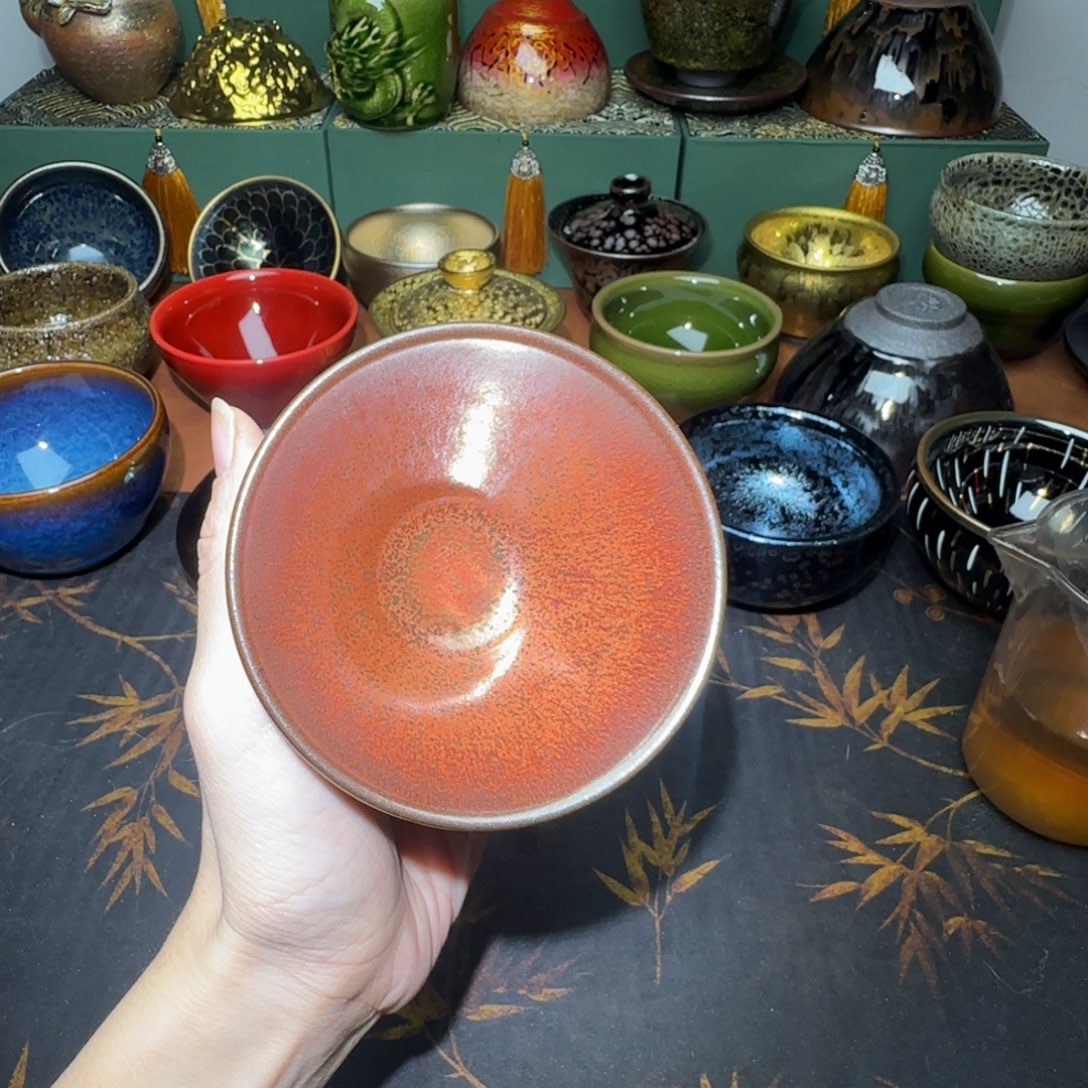 茶盏微瑕建盏，介意勿拍