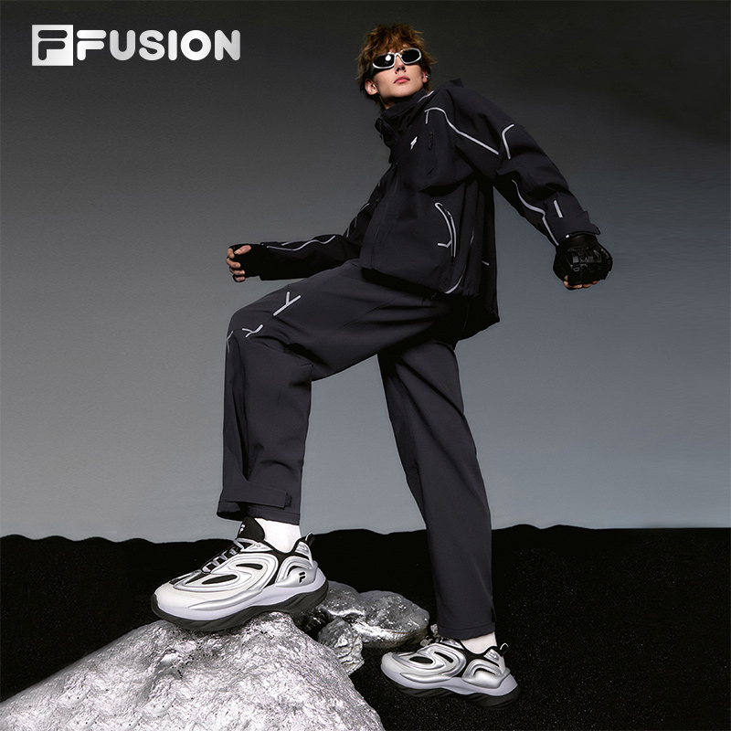 FILA/斐乐25年春季男【陨石鞋】潮流运动休闲厚底老爹鞋T12M511111