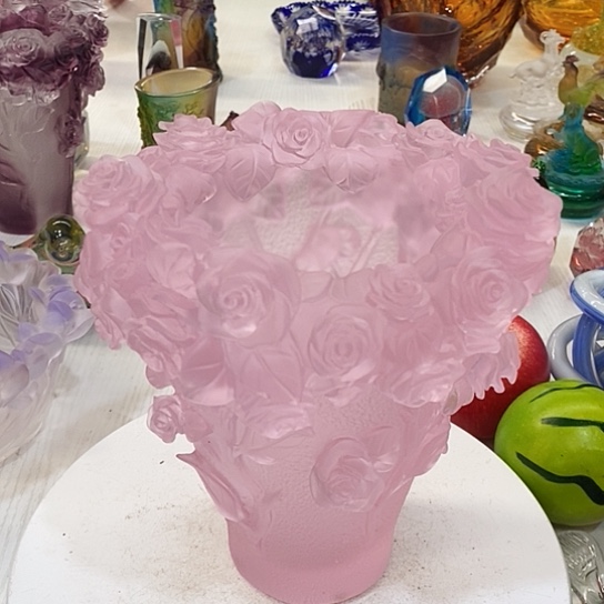 琉璃花瓶高20口径10