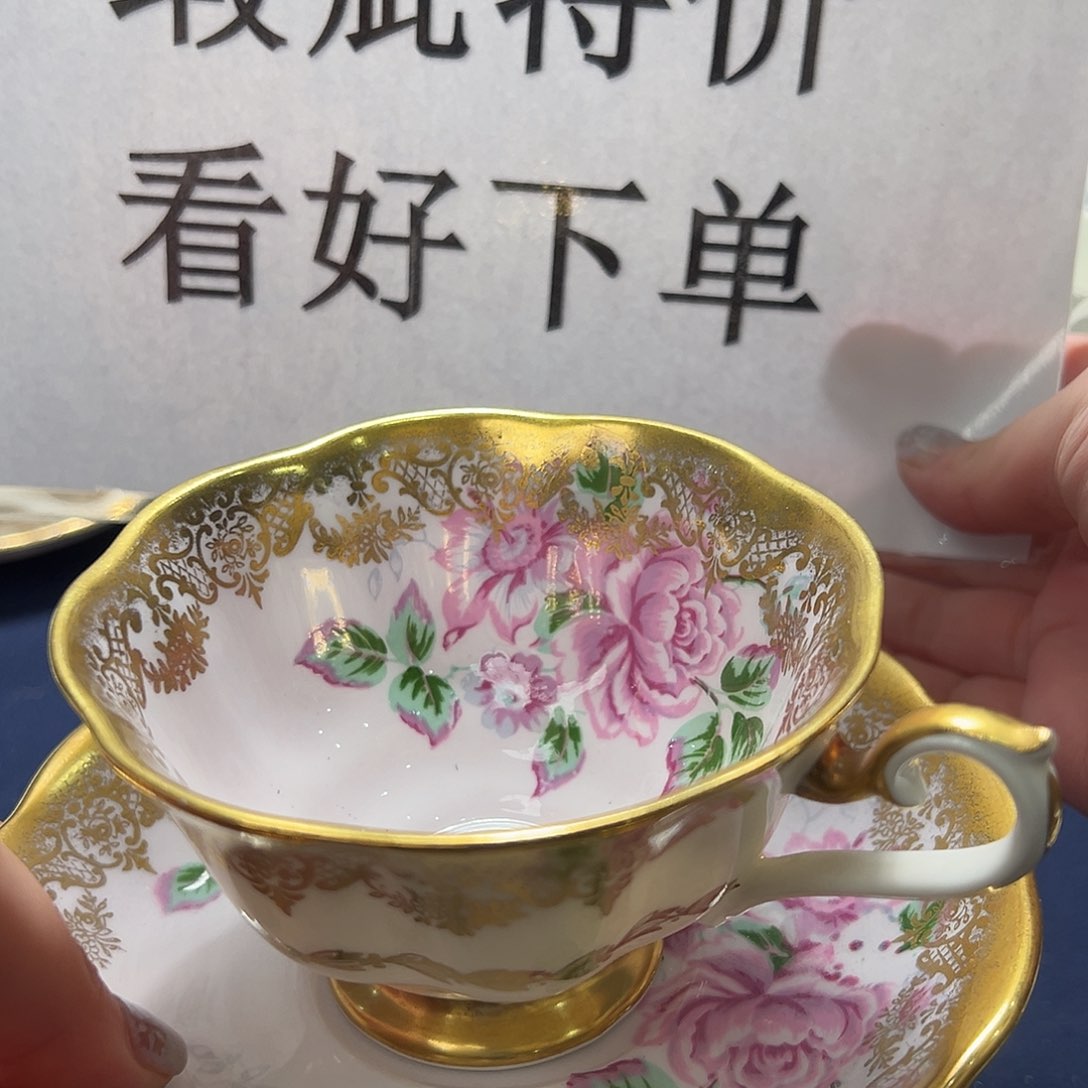 摆件中古美物 一杯一碟