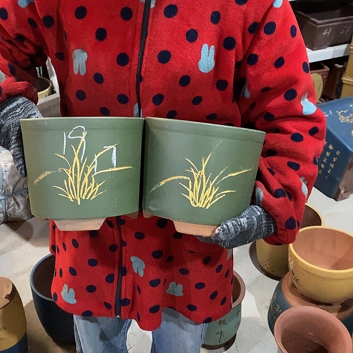 紫砂花盆紫砂花盆