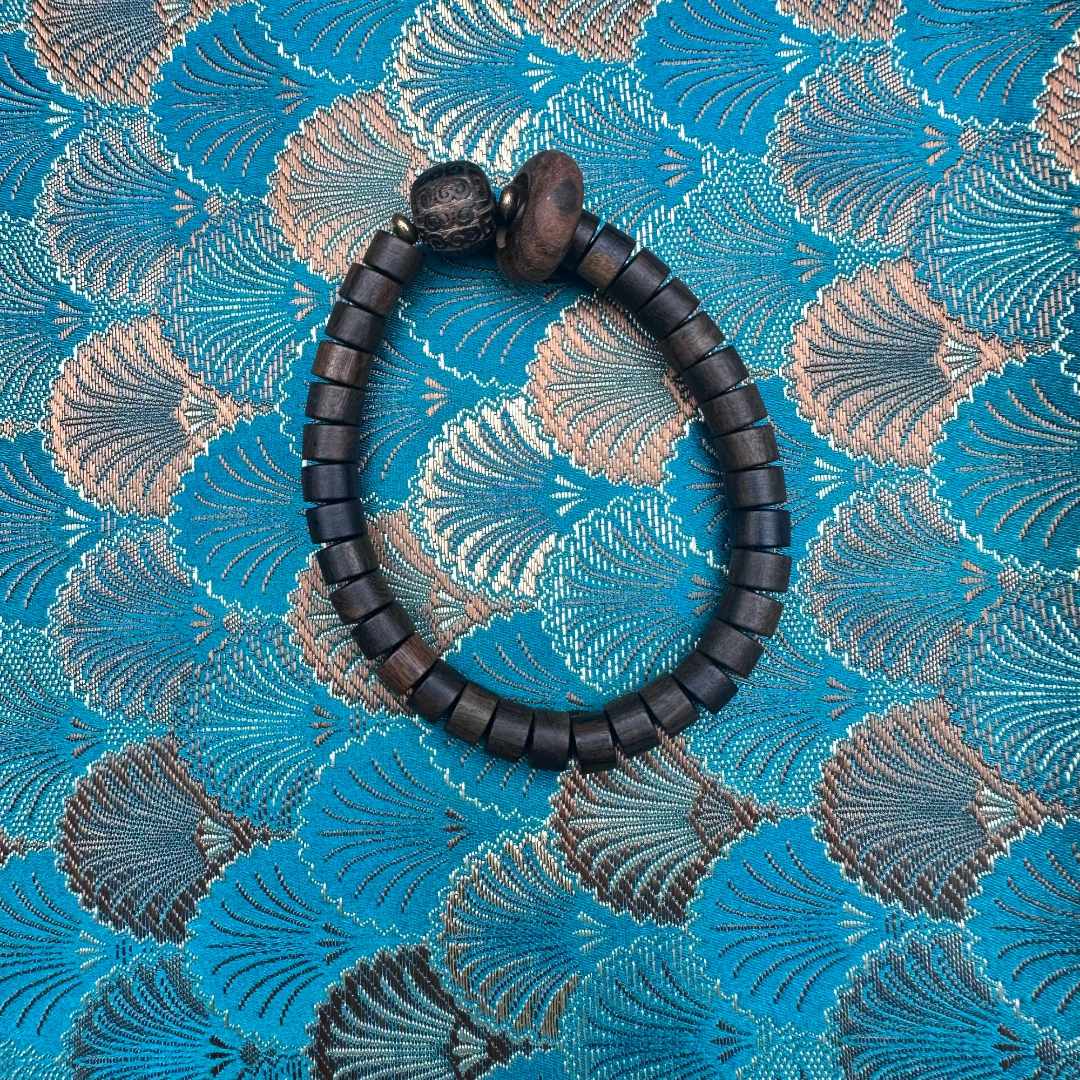 【器物炎灵 】ph木质环环相扣檀桶珠手串（不带礼盒）