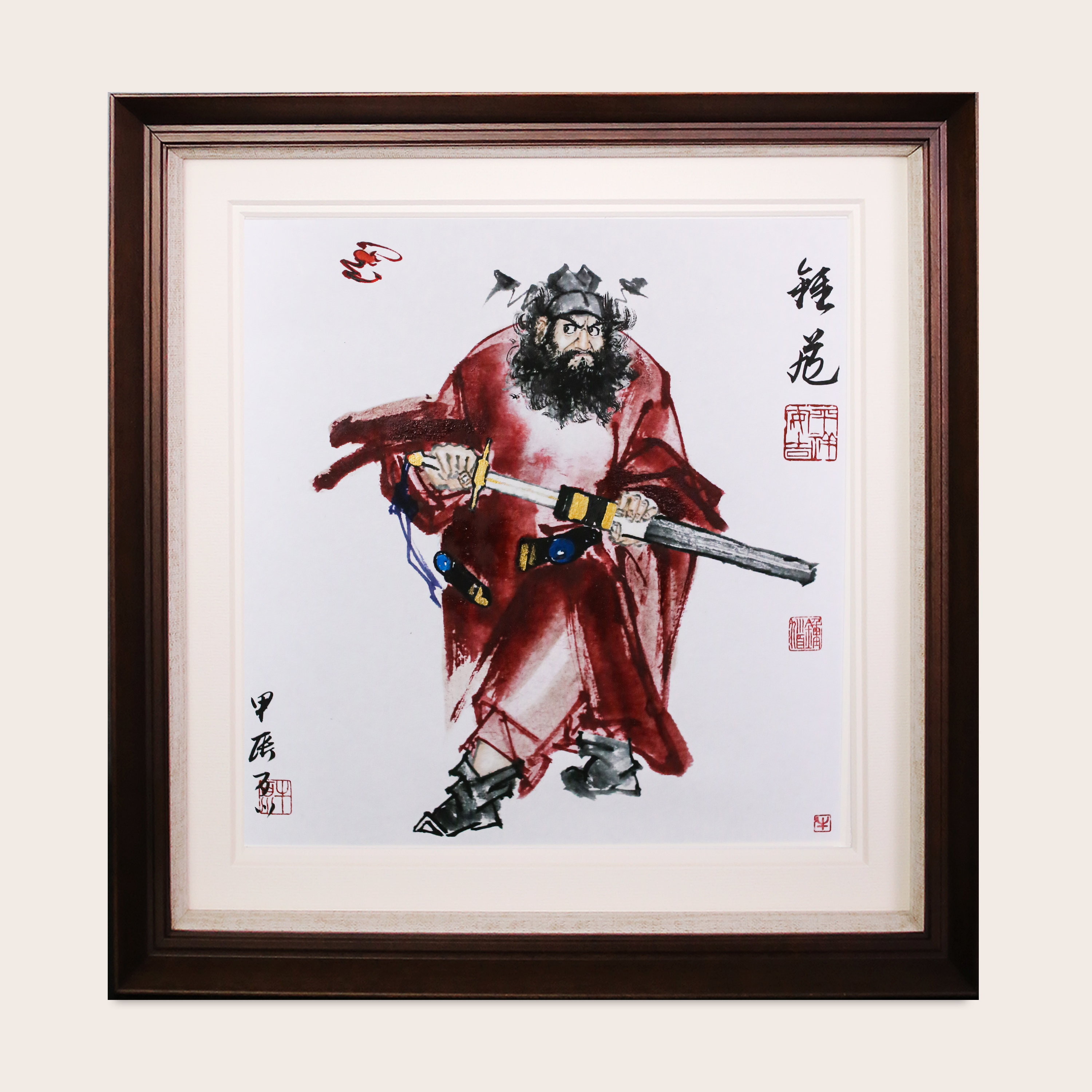 【武钟馗小摆台】 百川老师原创作品适合书桌茶桌办公桌