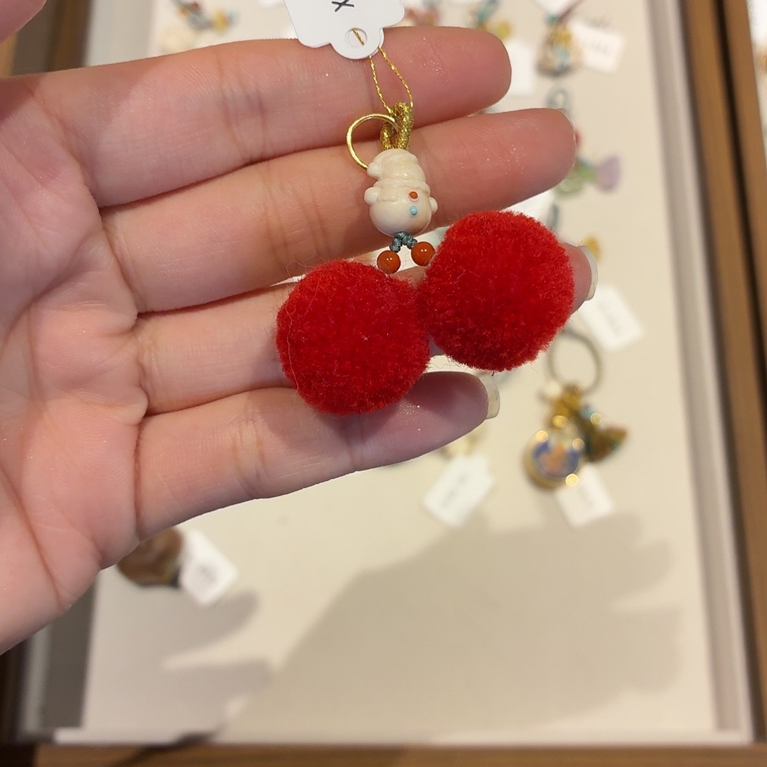 手工编织小挂件女