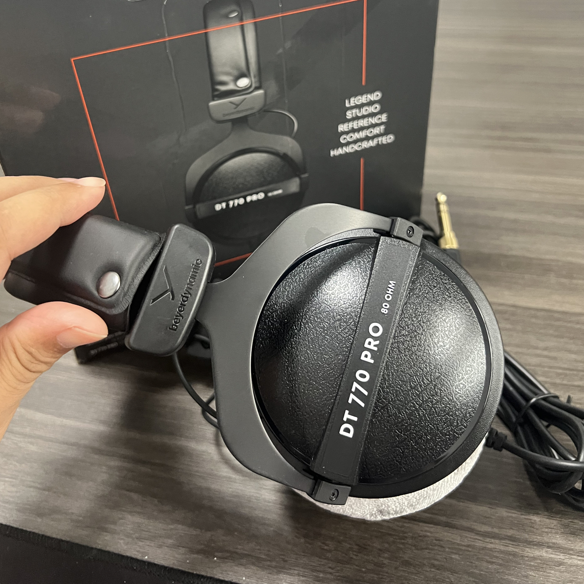 95新  拜亚动力DT770pro80 ohm专业监听耳麦保证正品质量