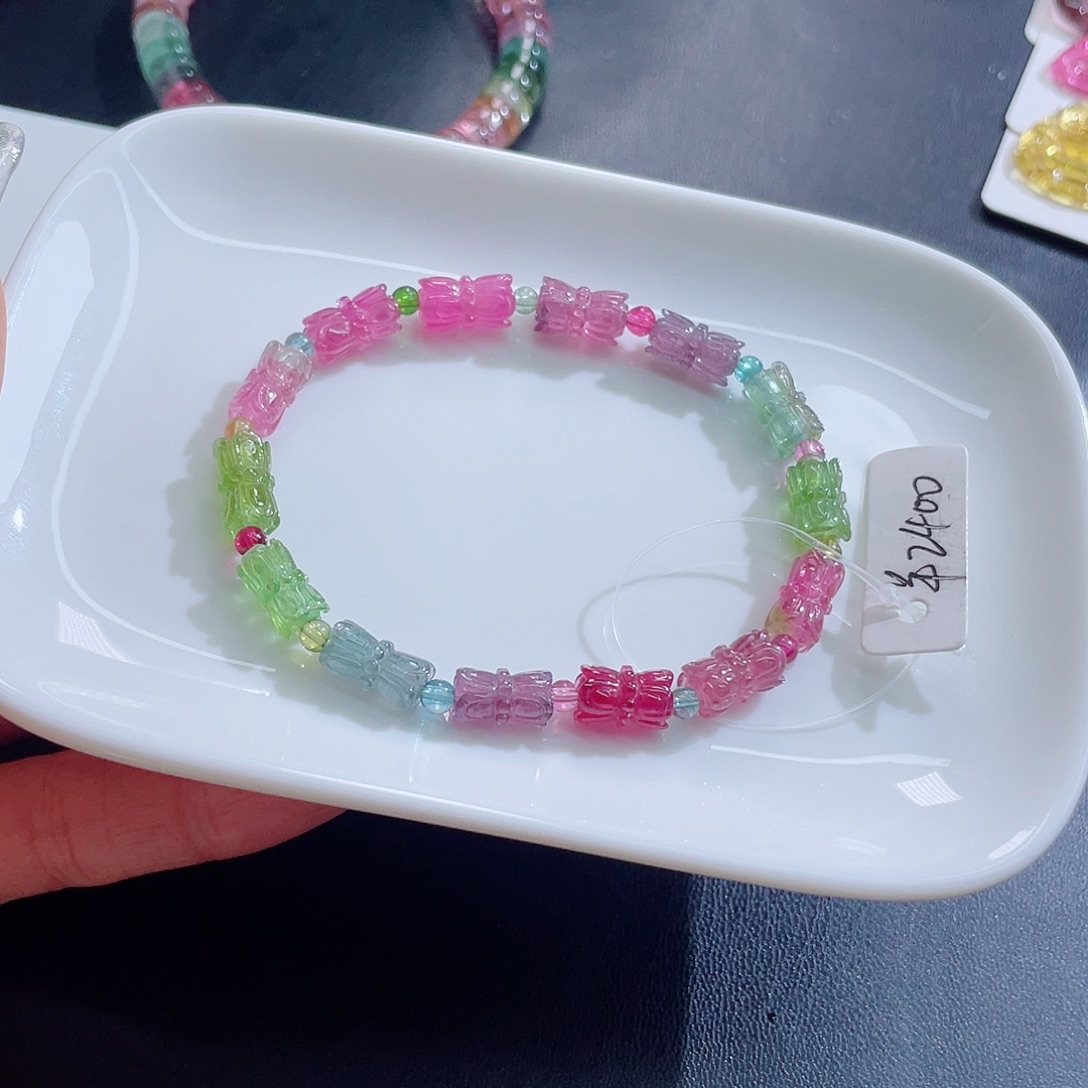 碧玺手链未镶嵌碧玺手链