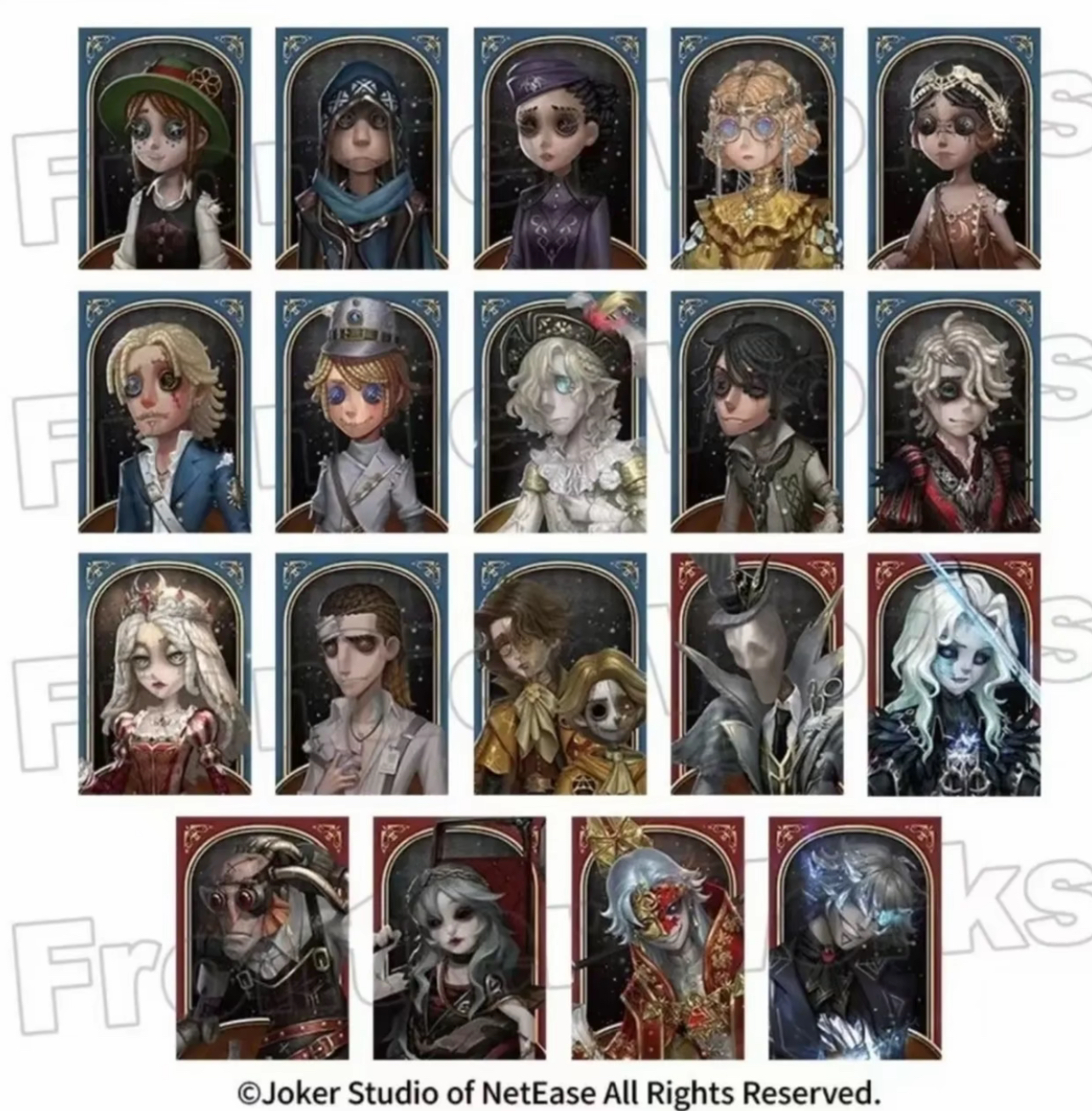  【小温】第五人格日谷水無月/真随3/旧艺术一弹卡牌盲盒默认微瑕