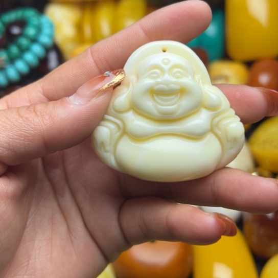 琥珀手串未镶嵌蜜蜡