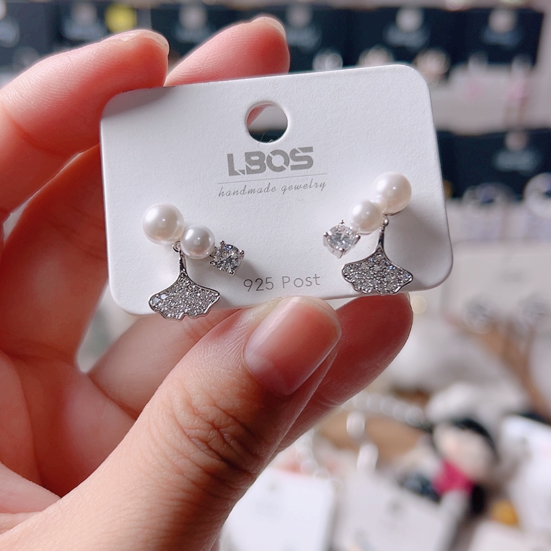 琉璃纯铜合金耳环的