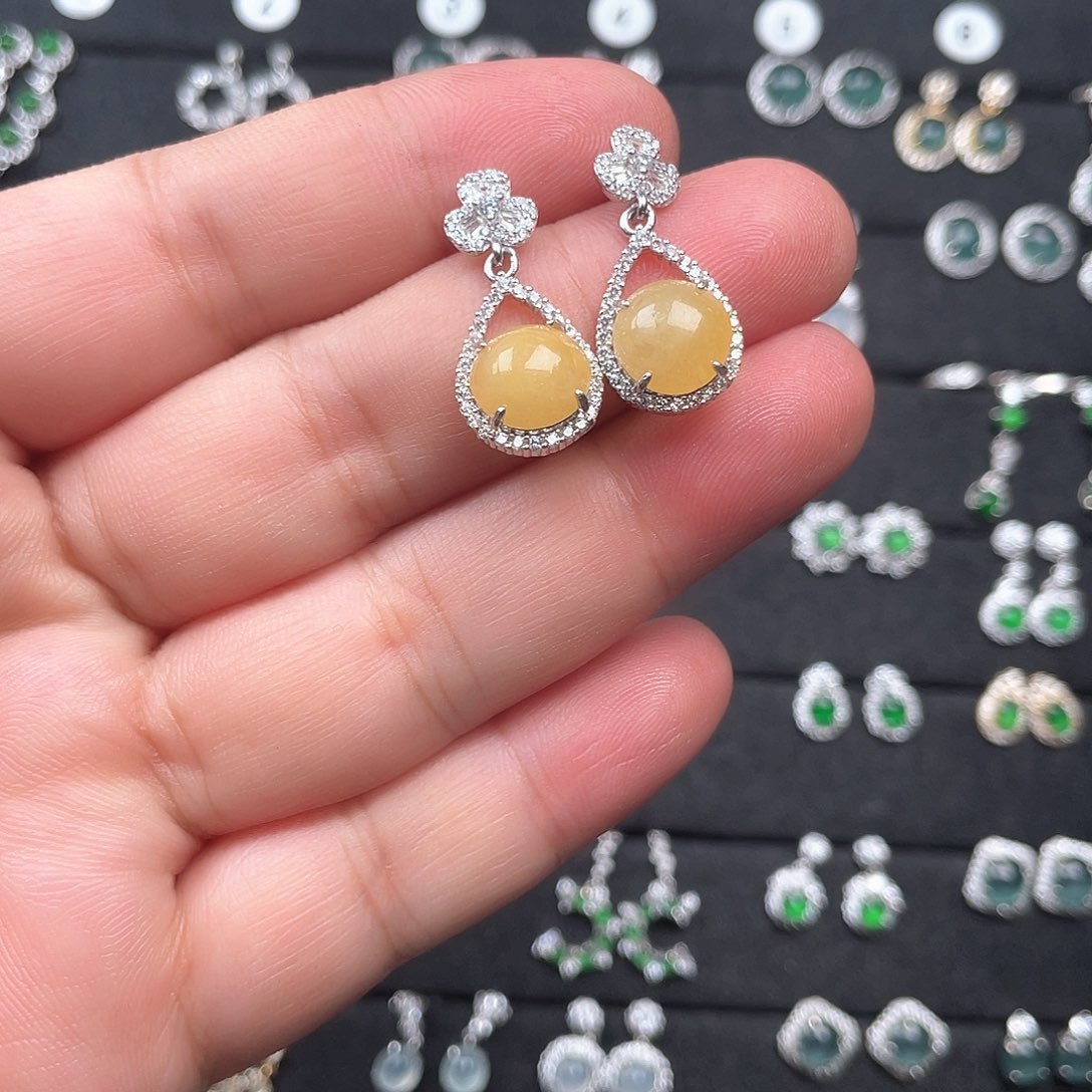 。****翡翠银S925镶嵌戒指Oooooooo 