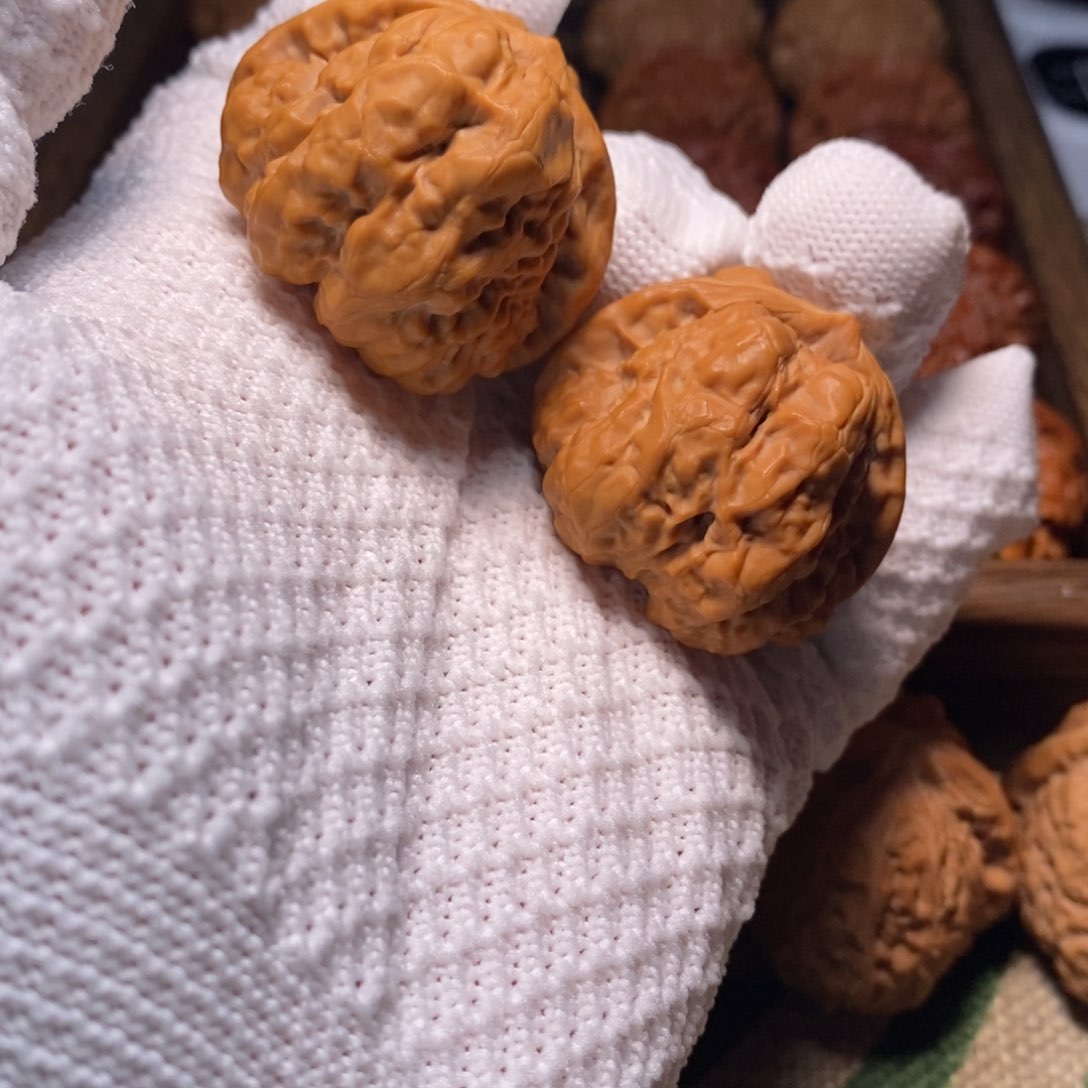 文玩核桃把件39尺全品蛤蟆