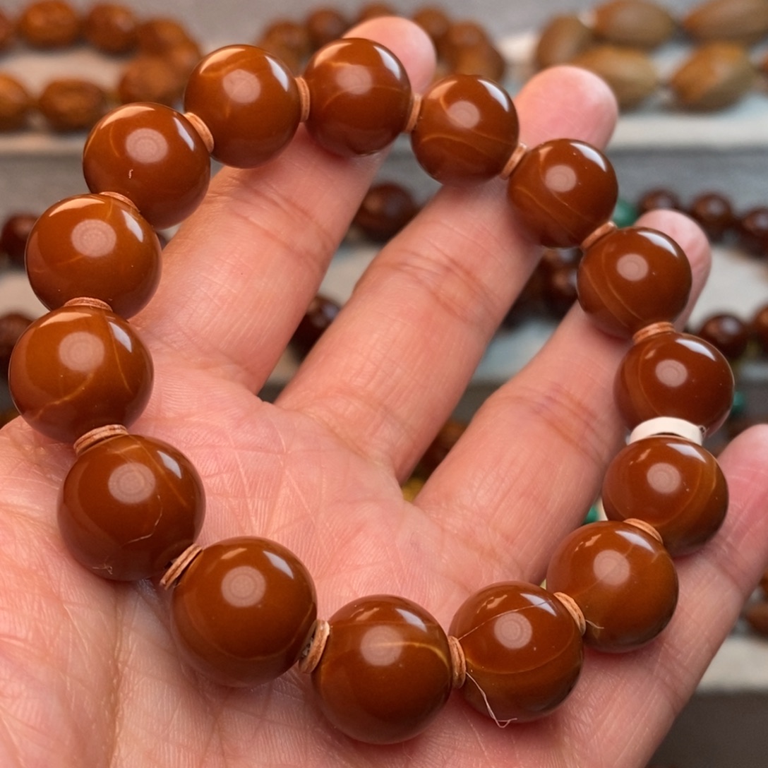 手串/手链橄榄核1.4铁核光珠手串