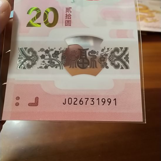 塑料蛇纪念钞 026731991