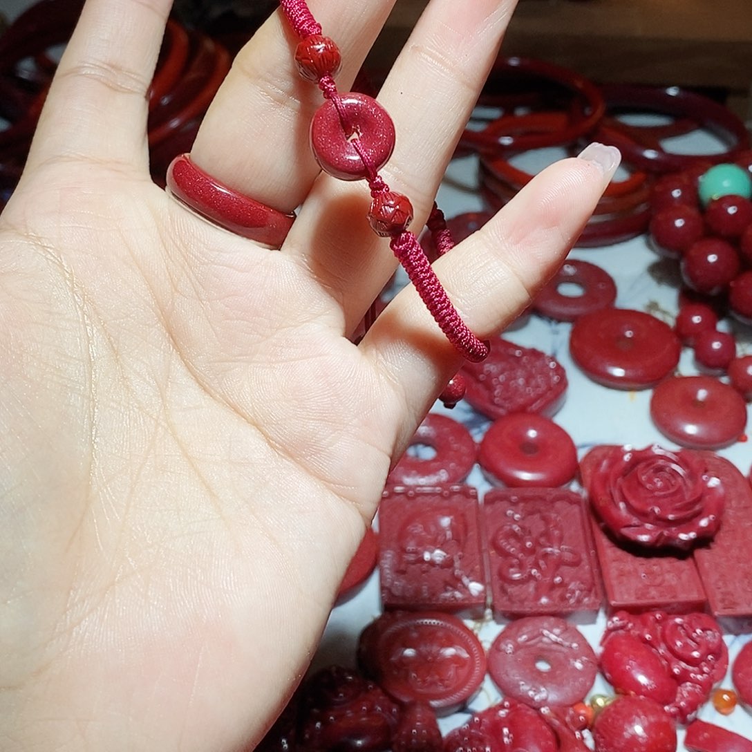 天然辰砂朱砂手串
