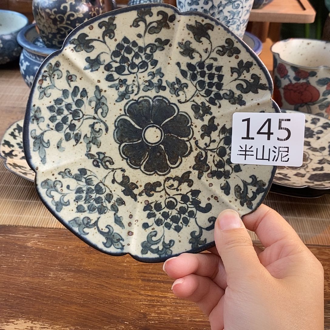 陶手工手绘青花高温陶瓷