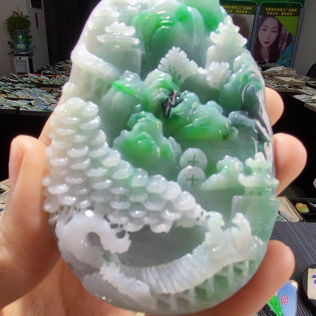 颈饰未镶嵌翡翠翡翠