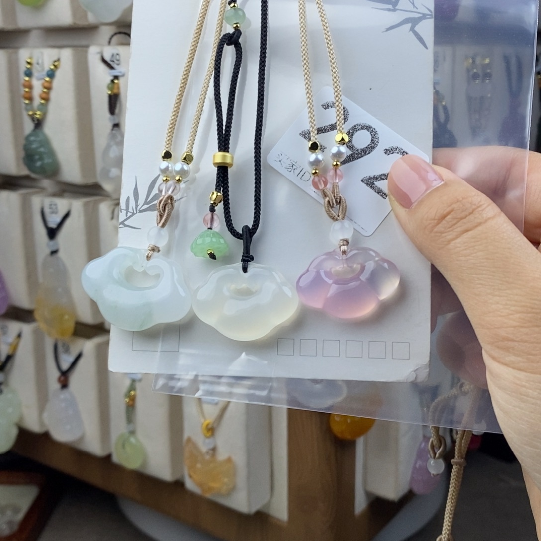 玛瑙/玉髓合金颈饰