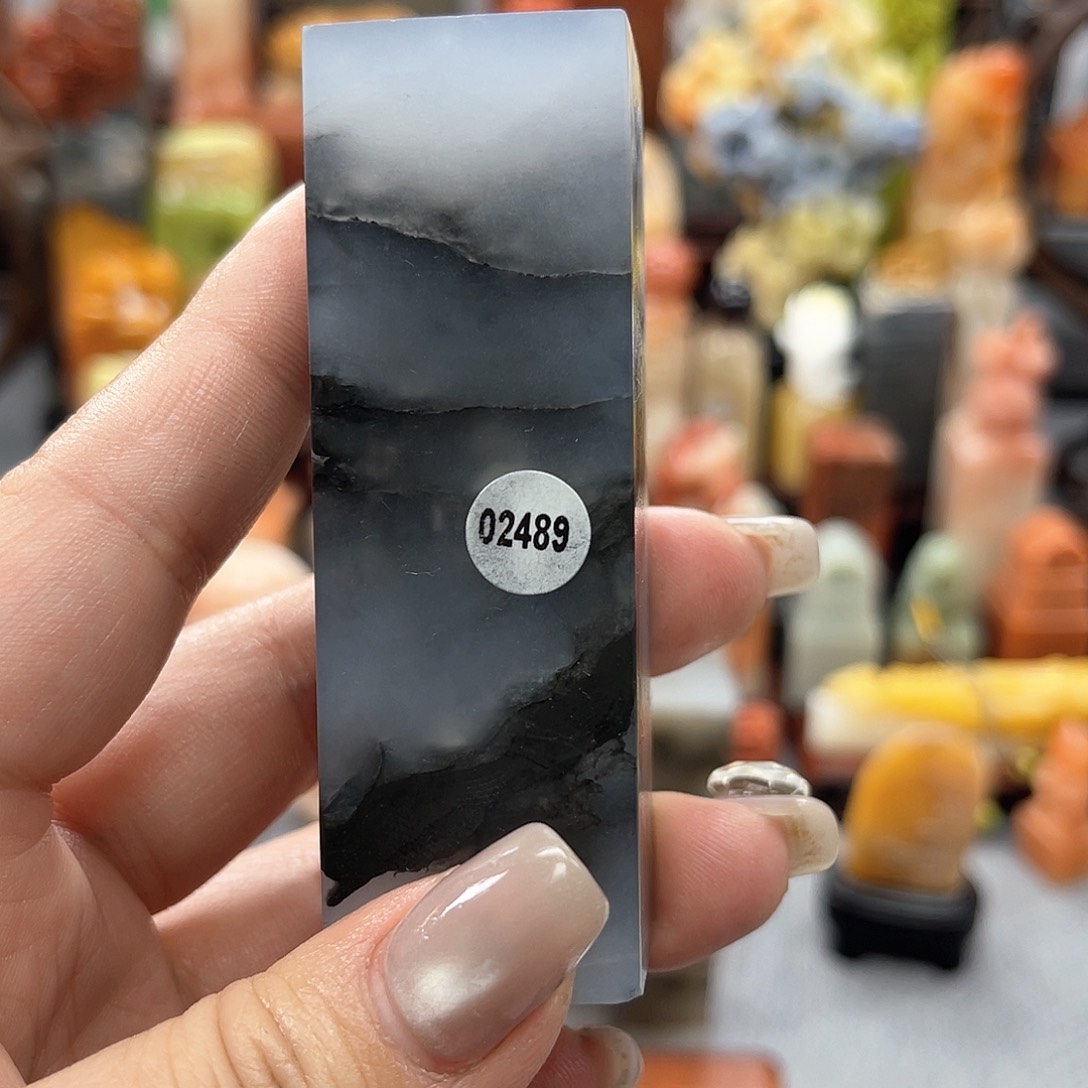 寿山石印石紫*2489包邮包刻