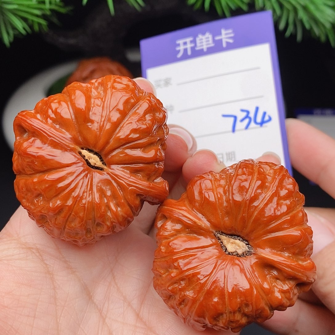 文玩核桃把件46南瓜734