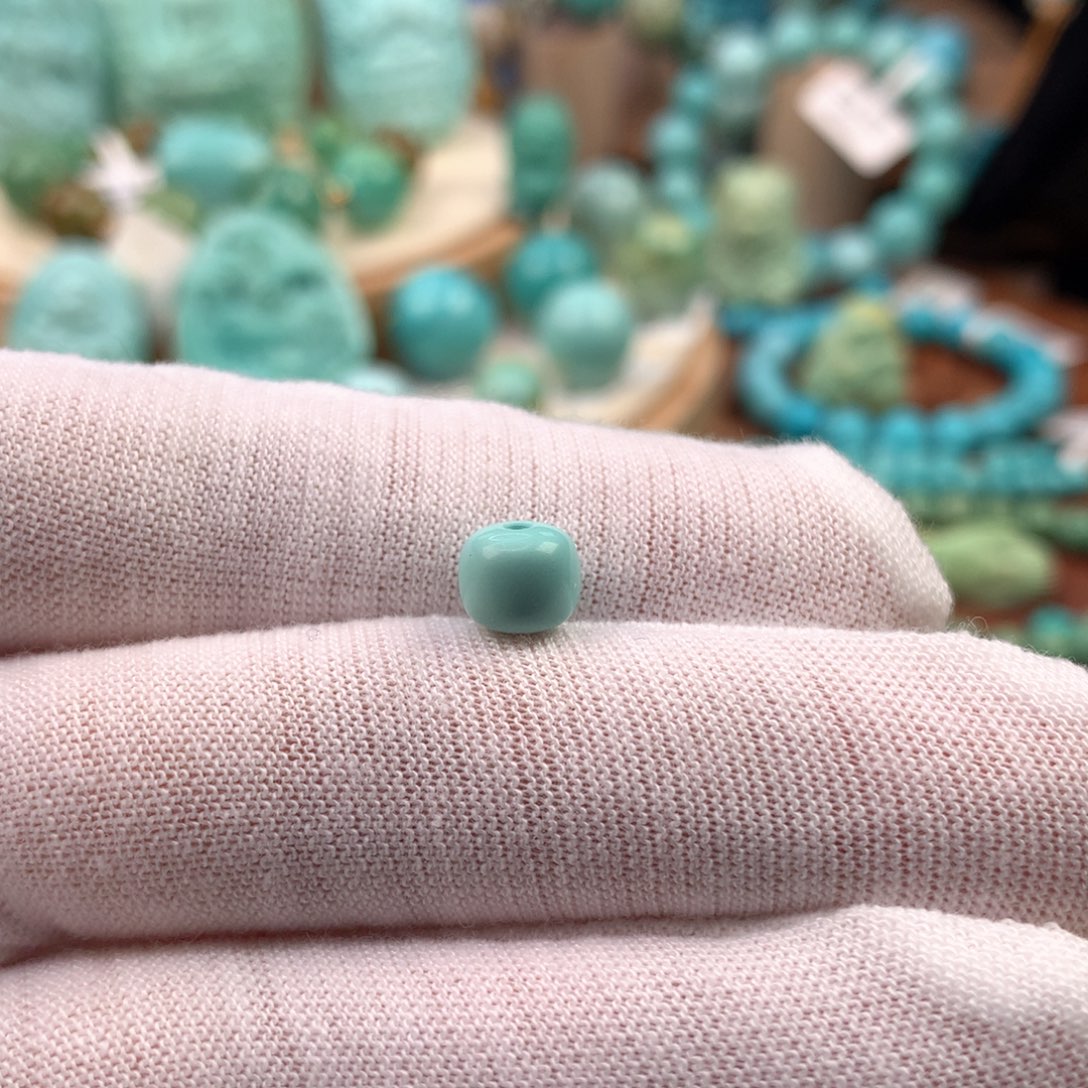 绿松石未镶嵌珠宝奇石7mm