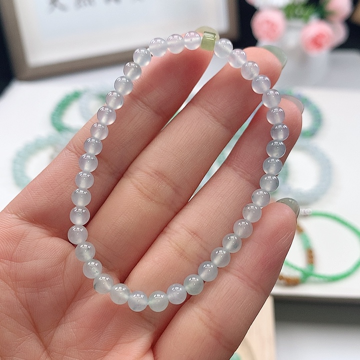 未镶嵌手链翡翠手链4.6mm