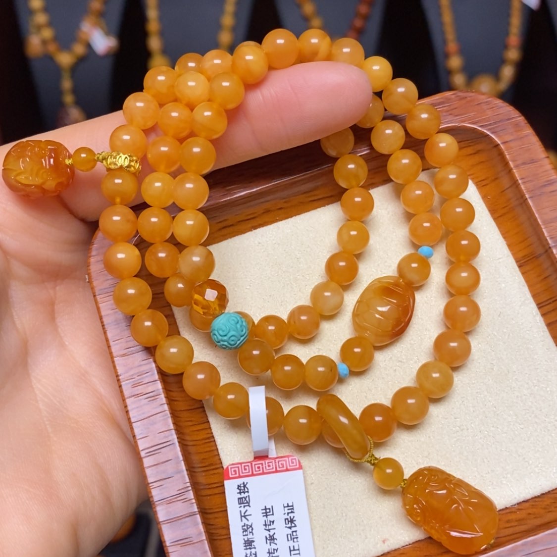 【闪购商品】蜜蜡手链未镶嵌手串