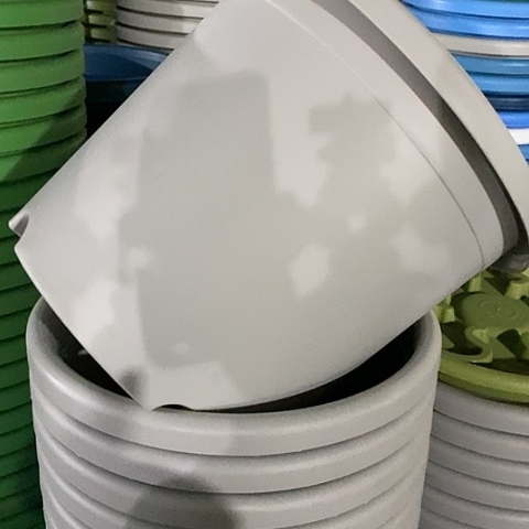 树脂微瑕5#无托灰白10个