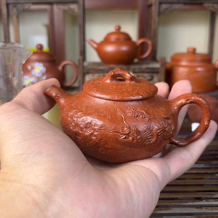 茶壶紫砂原矿紫砂手工制作
