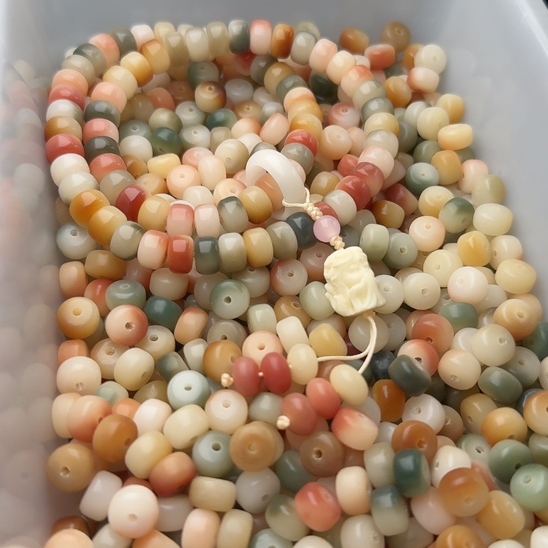 菩提根/象牙果吊坠120颗多宝飘花药片9
