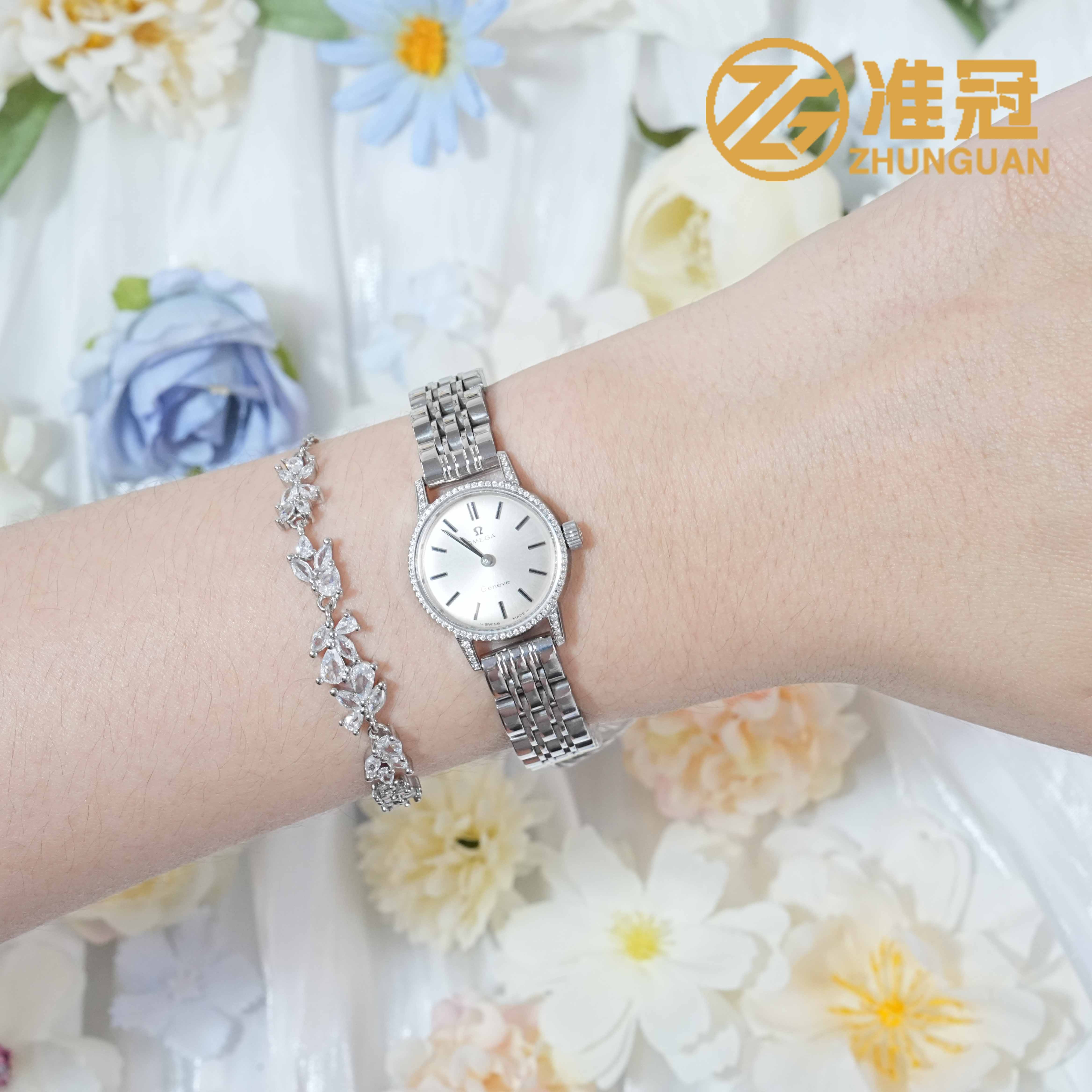 95新 Omega/欧米茄 20.5mm日内瓦手动机械YR4909后钻瑞士名表
