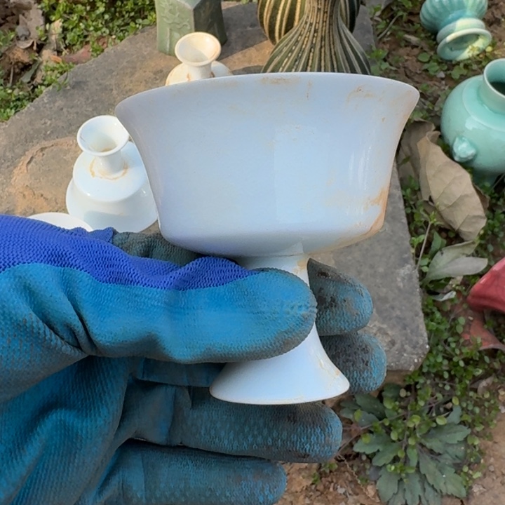 陶摆件龙凤瓷器瓷器