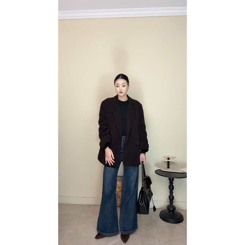 【莫芊芊】90白鹅绒冬季厚款短外套小个子中常规长袖羽绒服