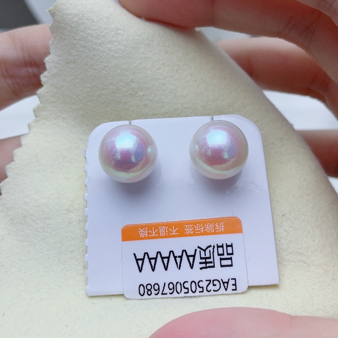 丑***y银S925镶嵌耳饰淡水珍珠w26