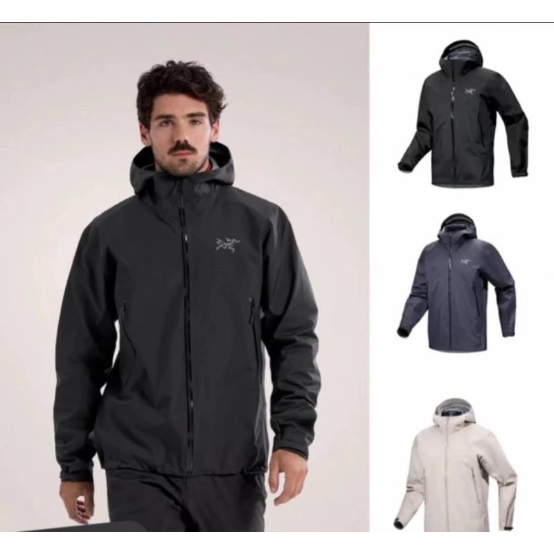 始祖鸟 Beta Jacket 男透气防风防水耐磨连帽硬壳冲锋衣