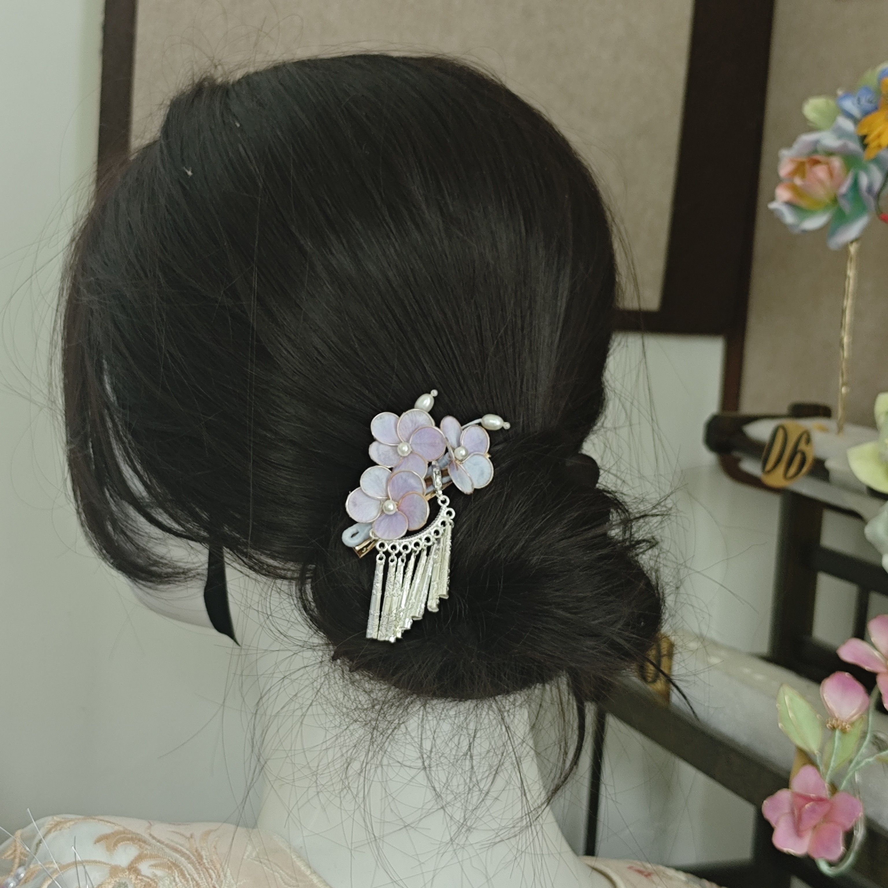 无尽夏掐丝小花，非遗绒花