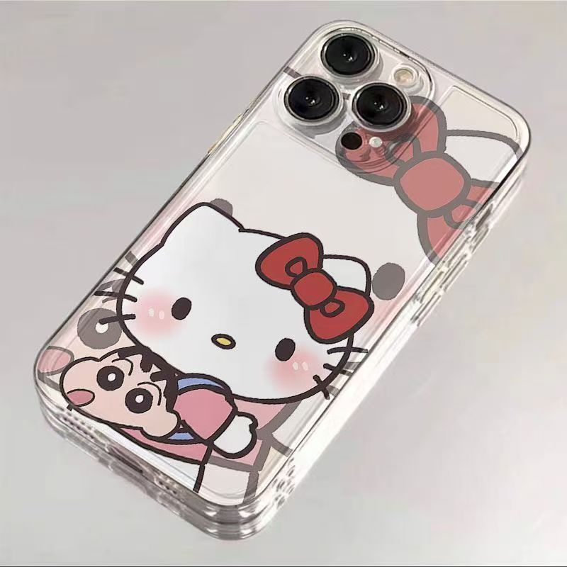 2个拍  适用于苹果13-17系列可爱少女全包卡通防摔情侣小熊