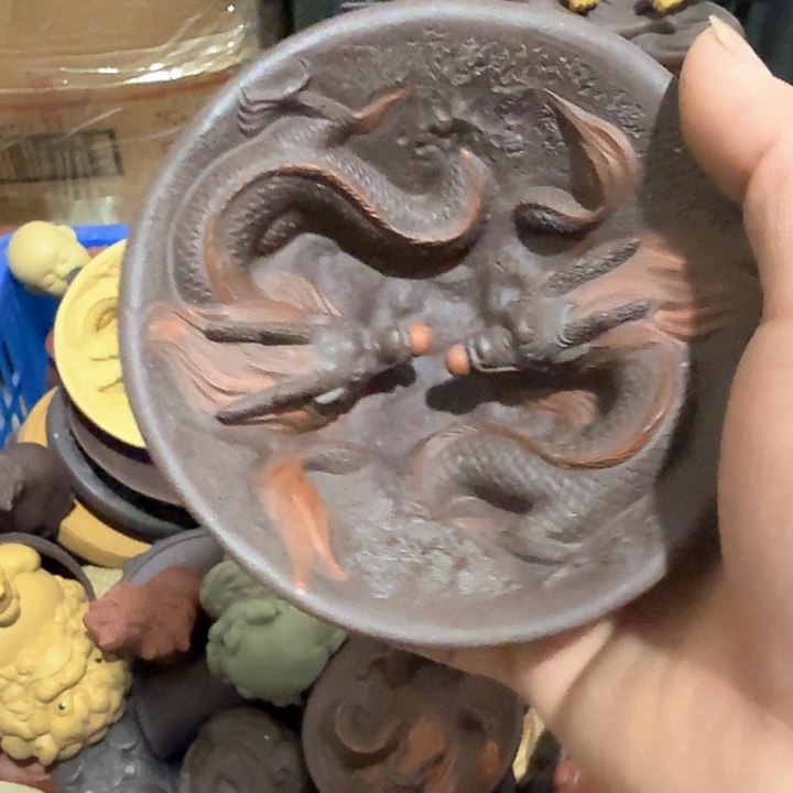 紫砂茶宠平*哥雕塑瑕疵茶宠