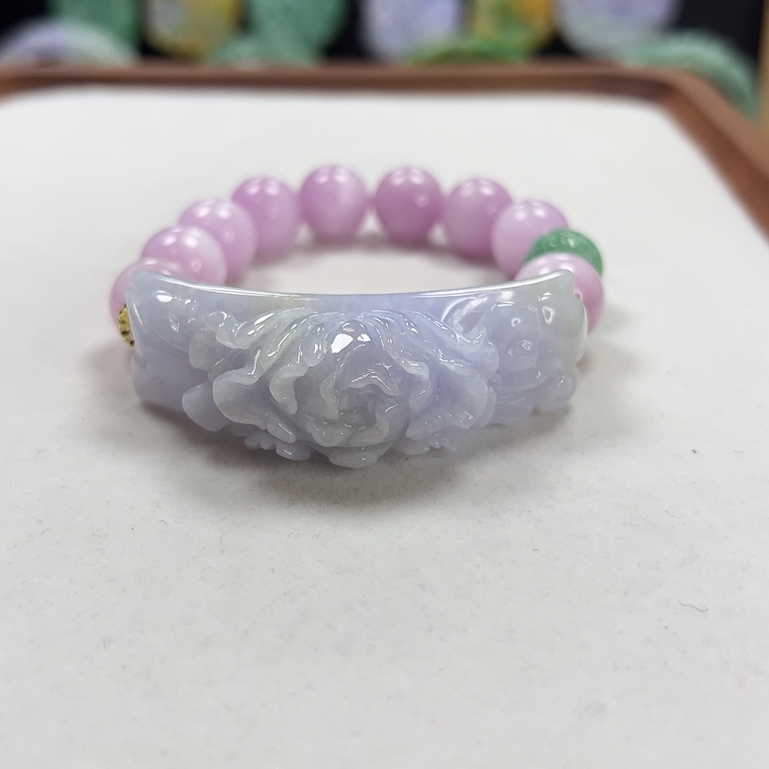 翡翠未镶嵌手链饰品
